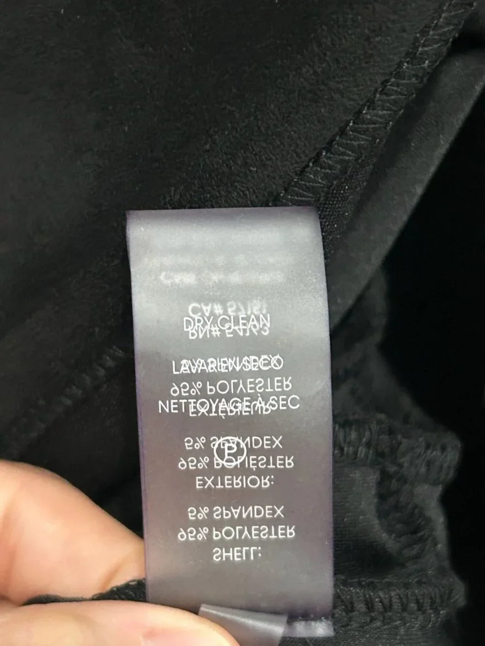 Calvin Klein Large Black Open-Front Cropped Jacket Minimalist Timeless Style